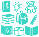 Icon for Backpack Buddies and Book Bundles from the Library of Things